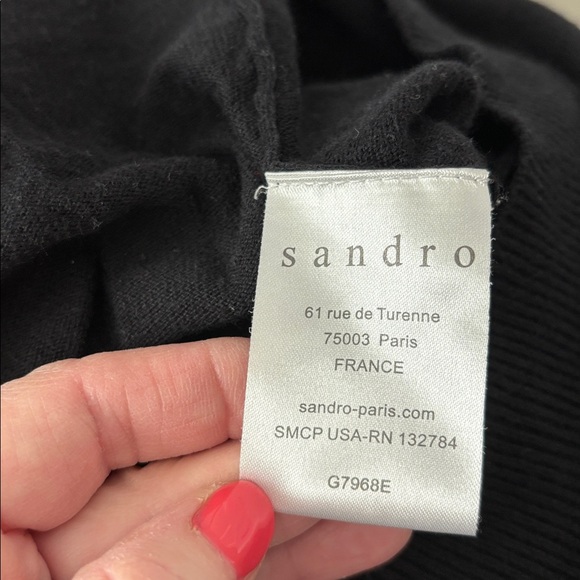Sandro black sweater 2 - Picture 7 of 8